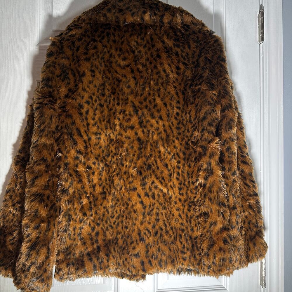 Joie Kisha Leopard Print Faux-Fur Jacket – Size XS - Picture 9 of 11